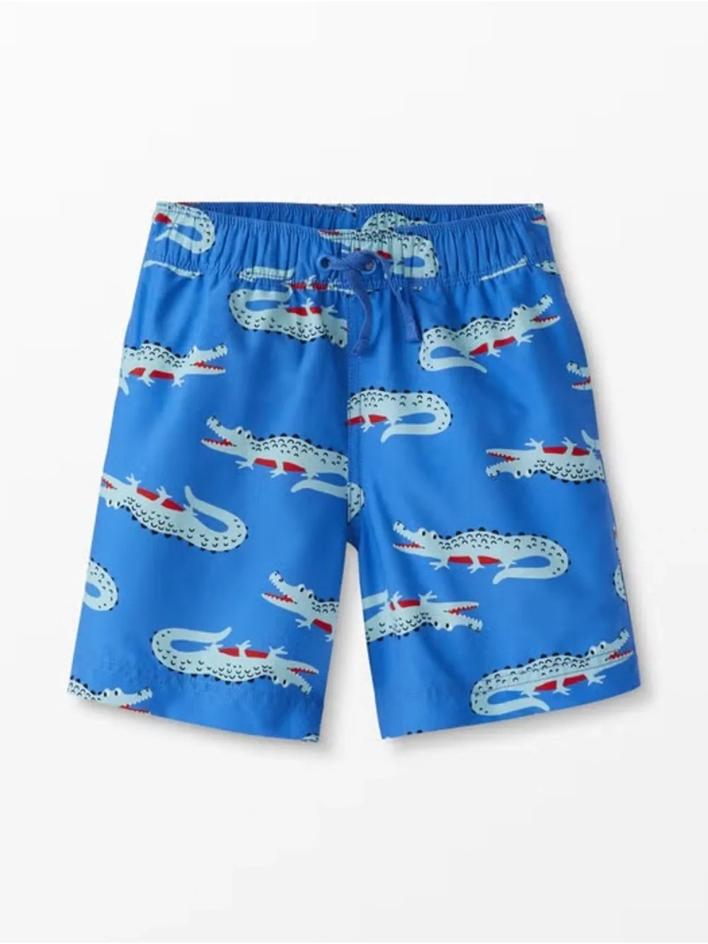 Hanna Andersson Alligator Print Swim Trunks Boys 4 4T 100 cm Crocodile Summer